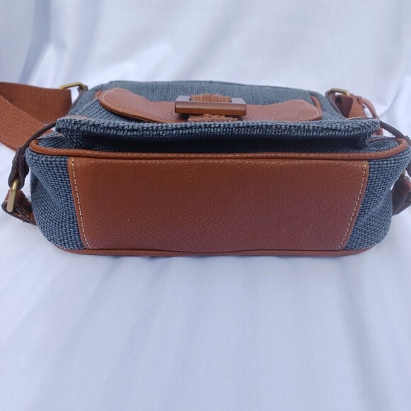 Blue Vintage 90's Style GAL purse BOHO - Picture 3 of 14